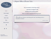 Tablet Screenshot of amariebride.com